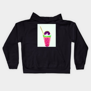 Donut milkshake no. 4 Kids Hoodie